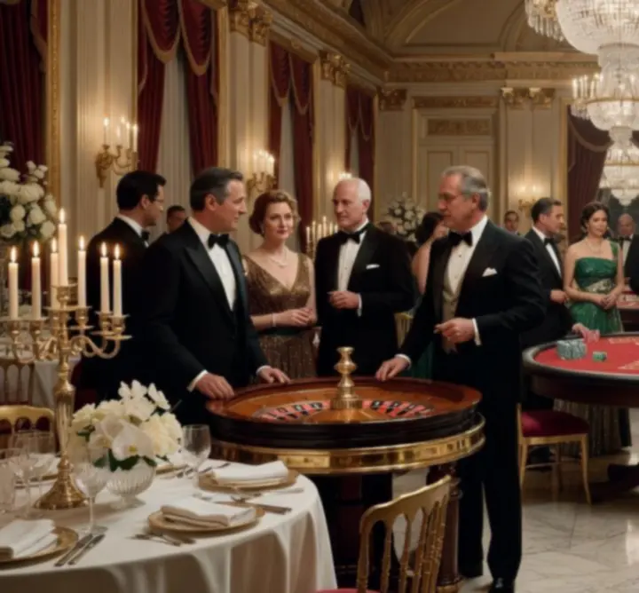 Décor élégant pour une soirée thématique hors ligne